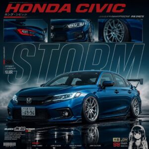 gpt-image-2_A_premium_automotive_poster_featuring_a_modified_Honda_Civic_sedan_in_metallic_o-0